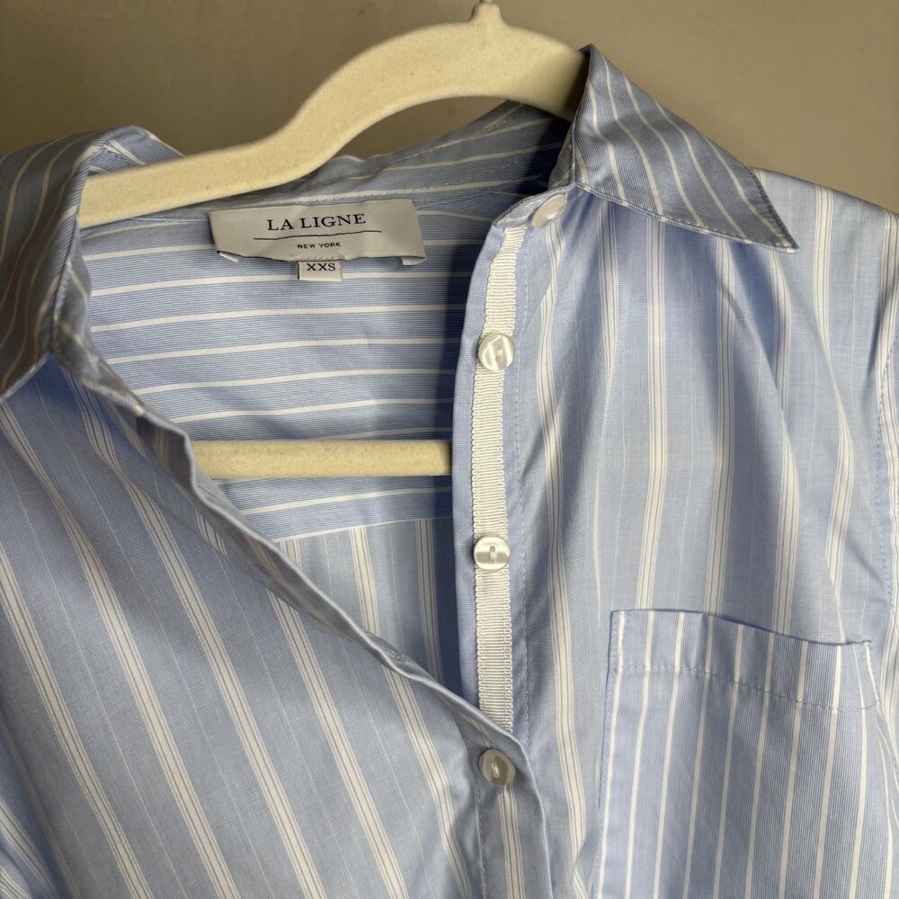 La Ligne Striped Buttondown Shirt - Picture 7 of 7